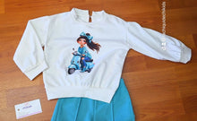 Cargar imagen en el visor de la galería, Conjunto "Muñeca vespa" verde 2 a 12 años | Invierno

Ref 5322