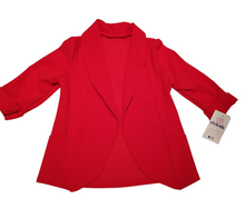 Cargar imagen en el visor de la galería, Chaqueta Blazer Roja 4 a 14 años
