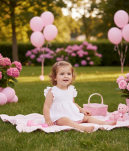 Cargar imagen en el visor de la galería, Conjunto pololo "Goa" rosa nude 6 a 36 meses | Calamaro