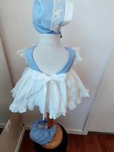 Cargar imagen en el visor de la galería, Jesusito+braga+capota "Leonor" celeste 0 a 24 meses | Ceremonia Primavera Verano
