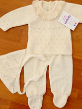 Cargar imagen en el visor de la galería, Conjunto hilo 0 a 6 mes crudo | Primavera Verano
