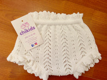 Cargar imagen en el visor de la galería, Conjunto hilo "Jazmin" blanco 0 y 3 meses ref:1883 | Canastilla