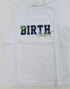 Conjunto 3 piezas "Birth" verde 4/12 años