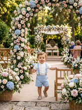 Cargar imagen en el visor de la galería, Conjunto pantalon  "Leonor" celeste 6  a 36 meses | Ceremonia Primavera Verano