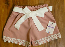 Cargar imagen en el visor de la galería, Conjunto "Julieta" 4 a 14 años rosa empolvado
