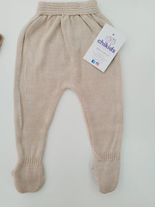 Conjunto 3 pza hilo "mar" camel 1/3 meses