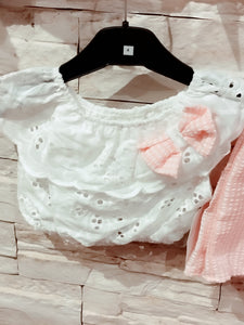 Conjunto "Feria" rosa 4/14 años