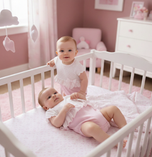 Cargar imagen en el visor de la galería, Pelele "Goa" 1 a 18 mes rosa nude | Calamaro