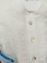 Cargar imagen en el visor de la galería, Conjunto pantalon  "Leonor" verde 6  a 36 meses | Ceremonia Primavera Verano