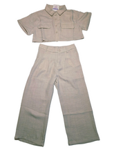 Cargar imagen en el visor de la galería, Conjunto "Ryana" marfil 4 a 14 años