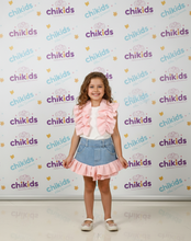 Cargar imagen en el visor de la galería, Conjunto "Ainara" 4 a 14 años rosa