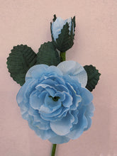 Cargar imagen en el visor de la galería, Flor flamenca infantil celeste