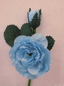 Flor flamenca infantil celeste