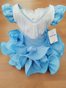 Vestido Cayetana celeste 0 a 6 años