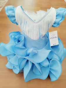 Vestido Cayetana celeste 0 a 6 años