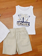 Cargar imagen en el visor de la galería, Conjunto 3 piezas "Venice" blanco / arena12 a 36 meses ref ja2697 | Primavera verano