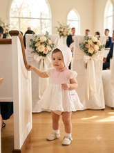 Cargar imagen en el visor de la galería, Jesusito+braga+capota "Leonor" rosa 0 a 24 meses | Ceremonia Primavera Verano