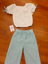Cargar imagen en el visor de la galería, Conjunto "Ariel" verde 2 a 12 años ref 5092 | Primavera verano