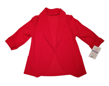 Cargar imagen en el visor de la galería, Chaqueta Blazer Roja 4 a 14 años