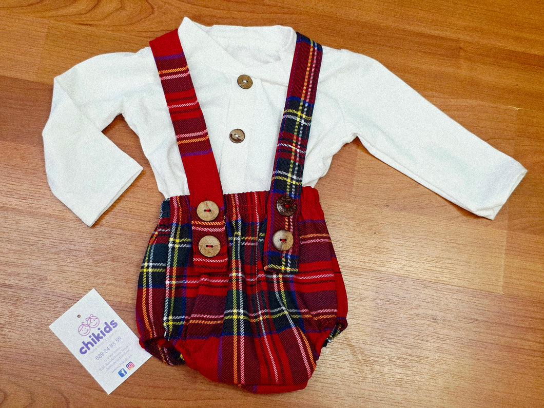 Conjunto peto/ranita+camiseta 