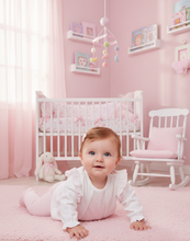 Cargar imagen en el visor de la galería, Conjunto polaina "Goa" 0 a 6 meses rosa nude | Calamaro