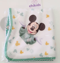 Cargar imagen en el visor de la galería, Gasa 65*65 cm Mickey verde