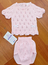 Cargar imagen en el visor de la galería, Conjunto de hilo rosa 00 a 3 meses ref 640 | Primavera verano