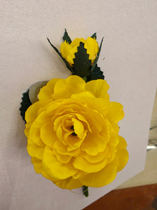 Flor flamenca infantil amarilla