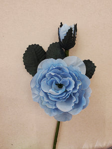 Flor flamenca infantil celeste