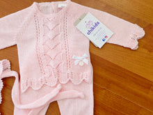 Cargar imagen en el visor de la galería, Conjunto hilo 00 a 3 meses Rosa | Primavera Verano