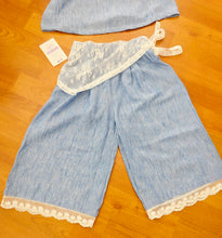 Cargar imagen en el visor de la galería, Conjunto 3 piezas "Sulayma" azul 2 a 12 años ref: nd9201 - Primavera Verano