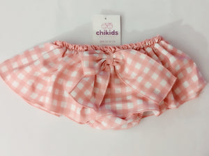 Conjunto Conejito cuadros rosa 12 mes a 36 meses