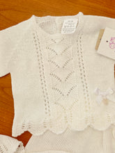 Cargar imagen en el visor de la galería, Conjunto hilo 00 a 3 meses Blanco | Primavera Verano