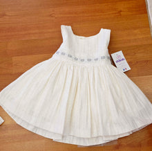 Cargar imagen en el visor de la galería, Vestido 2 a 12 años "Victoria"color verde empolvado con tul | Primavera verano