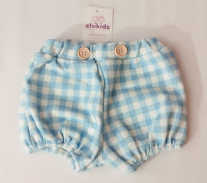 Conjunto Conejito cuadros celeste 12 a 36 meses