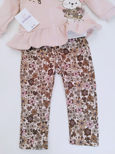 Conjunto "Spring to go" rosa bebe 12 a 36 meses