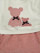 Cargar imagen en el visor de la galería, Vestido con bolso &quot;ositos&quot; 4 a 14 años