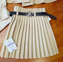 Cargar imagen en el visor de la galería, Conjunto &quot;Cloe&quot; capa+falda+camiseta Marfil 4 a 14 años