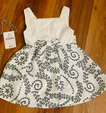 Cargar imagen en el visor de la galería, Vestido+bolso "black" 2 a 12 años ref 5263
