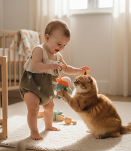 Cargar imagen en el visor de la galería, Peto "Mathura" 3 a 18 mes Ref 32552  | Calamaro