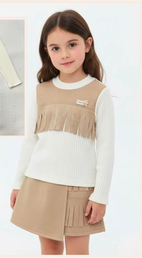 Conjunto falda pantalon 