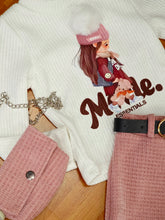 Cargar imagen en el visor de la galería, Conjunto con bolso &quot;Model&quot; rosa 4 a 14 años