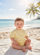 Cargar imagen en el visor de la galería, Conjunto de hilo amarillo de 00 a 3 meses ref 640 | Primavera verano