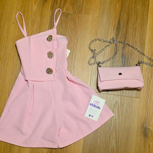Mono 2 piezas rosa