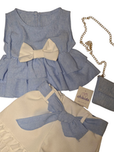 Cargar imagen en el visor de la galería, Conjunto "Bali" azul 2 a 12 años