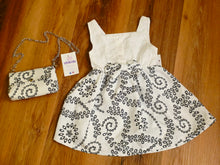 Cargar imagen en el visor de la galería, Vestido+bolso "black" 2 a 12 años ref 5263