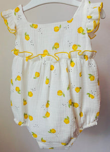Pelele "limones" 6 a 24 meses