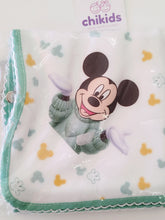 Cargar imagen en el visor de la galería, Gasa 65*65 cm Mickey verde