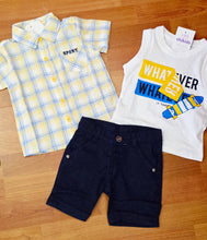 Cargar imagen en el visor de la galería, Conjunto 3 piezas 12 a 36 mes amarillo ref:rpf1006| Colección primavera-verano