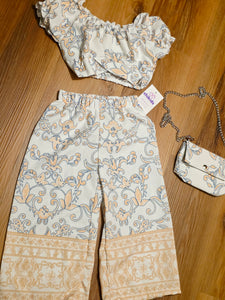 Conjunto 3 piezas "Melin" 4 a 14 años marfil